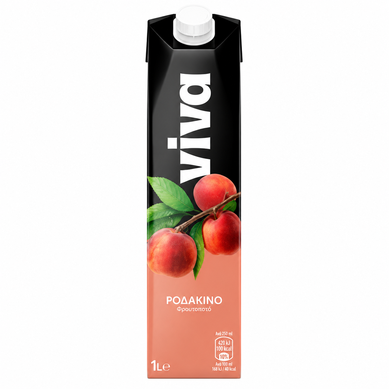 VIVA Ovocný nápoj broskev 1 l