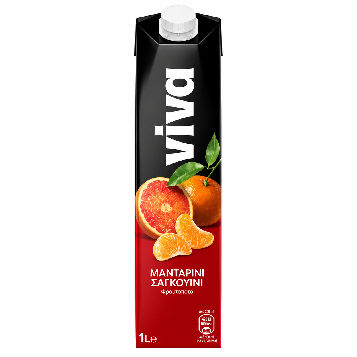 VIVA Ovocný nápoj mandarinka, krvavý pomeranč 1 l