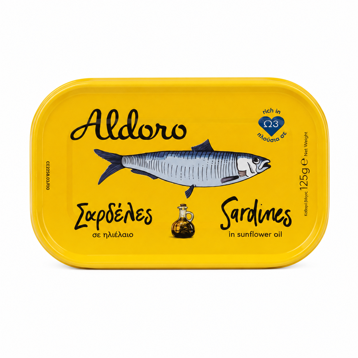 ALDORO Sardinky ve slunečnicovém oleji 125 g