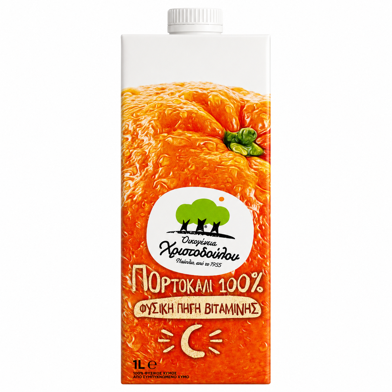 CHRISTODOULOU FAMILY 100% pomerančová šťáva 1 l