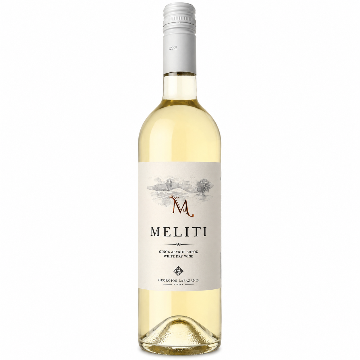 MELITI Suché bílé víno Georgios Lafazanis, 0,75 l