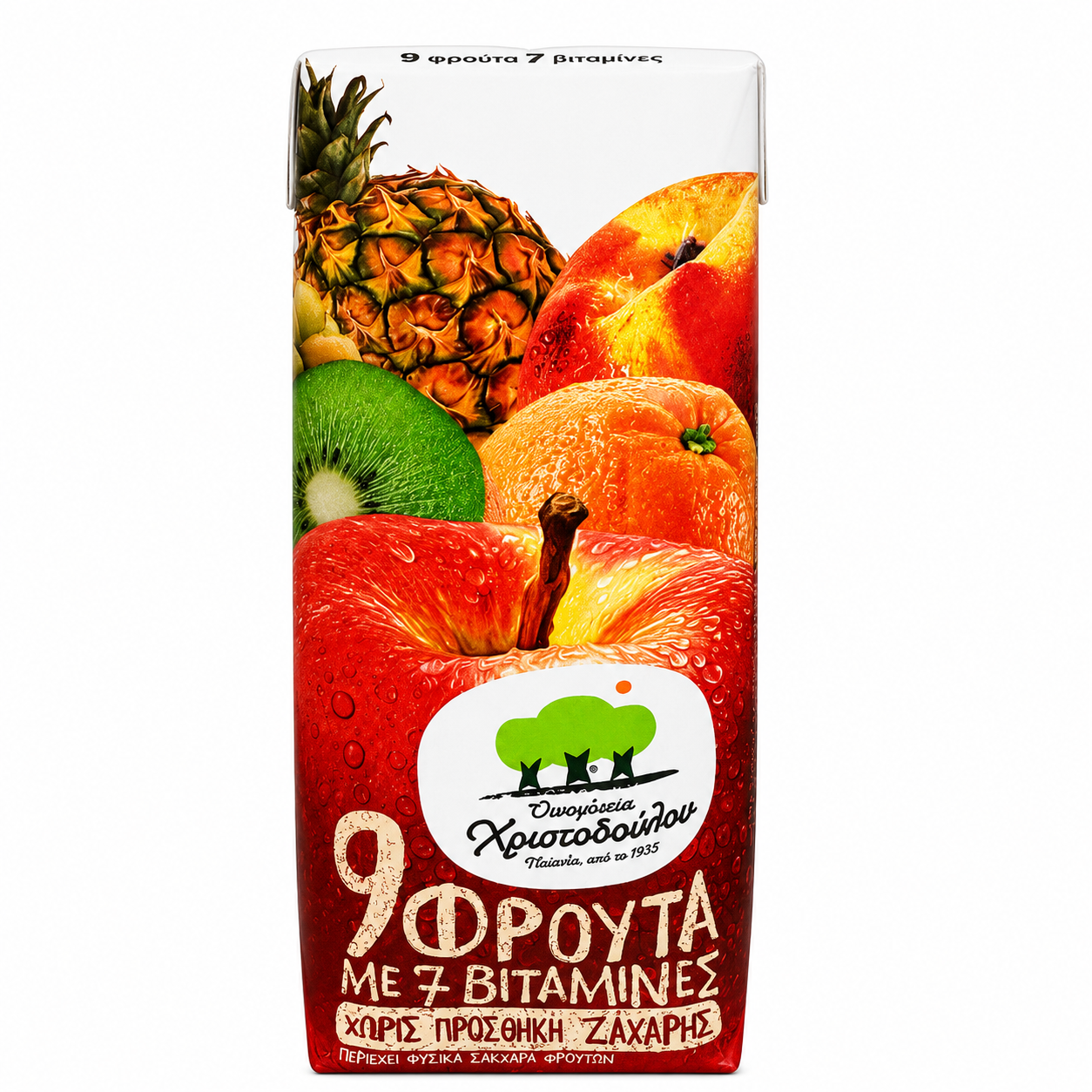 CHRISTODOULOU FAMILY Ovocný nápoj z 9 druhů ovoce se 7 vitaminy 250 ml