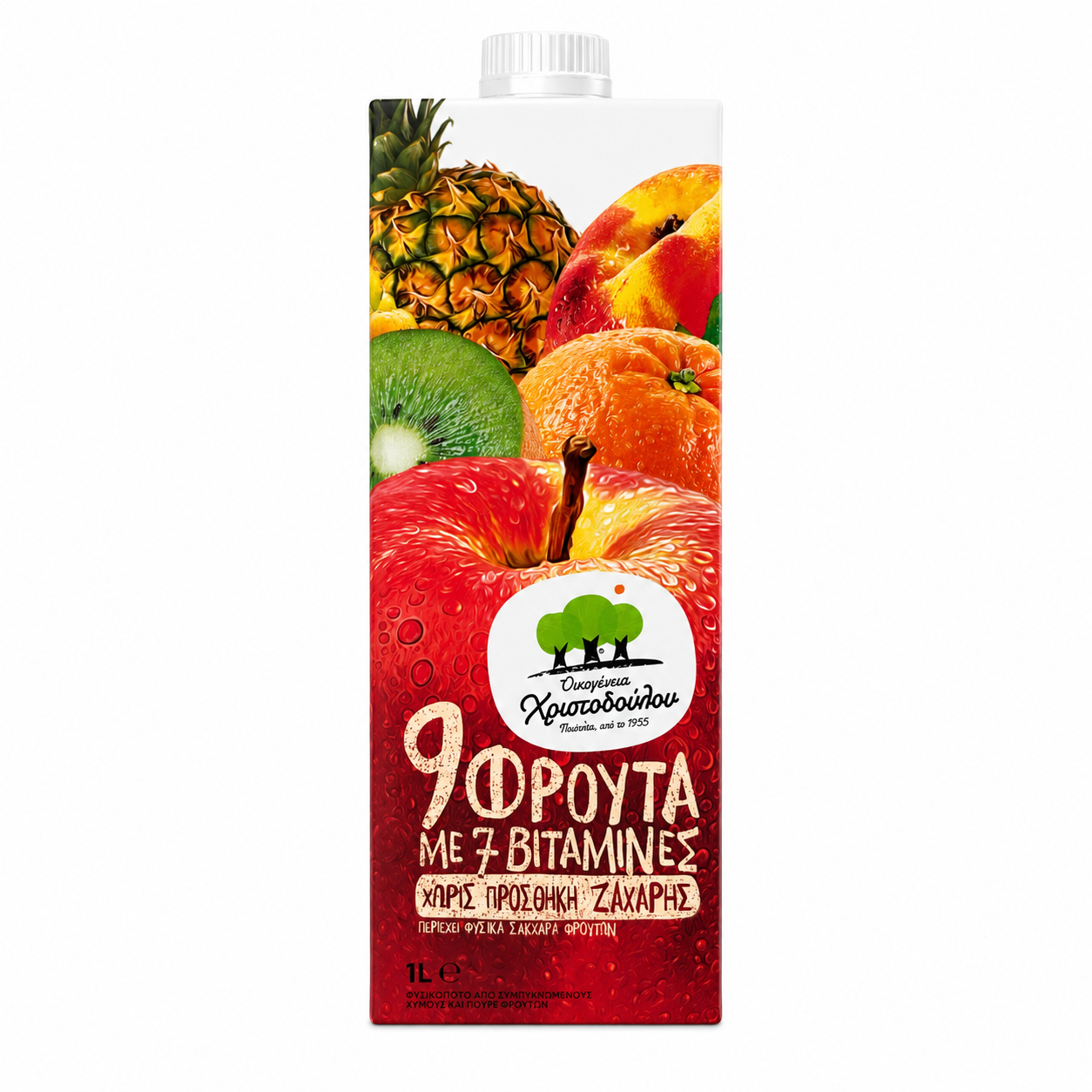 CHRISTODOULOU FAMILY Ovocný nápoj z 9 druhů ovoce se 7 vitaminy 1 l