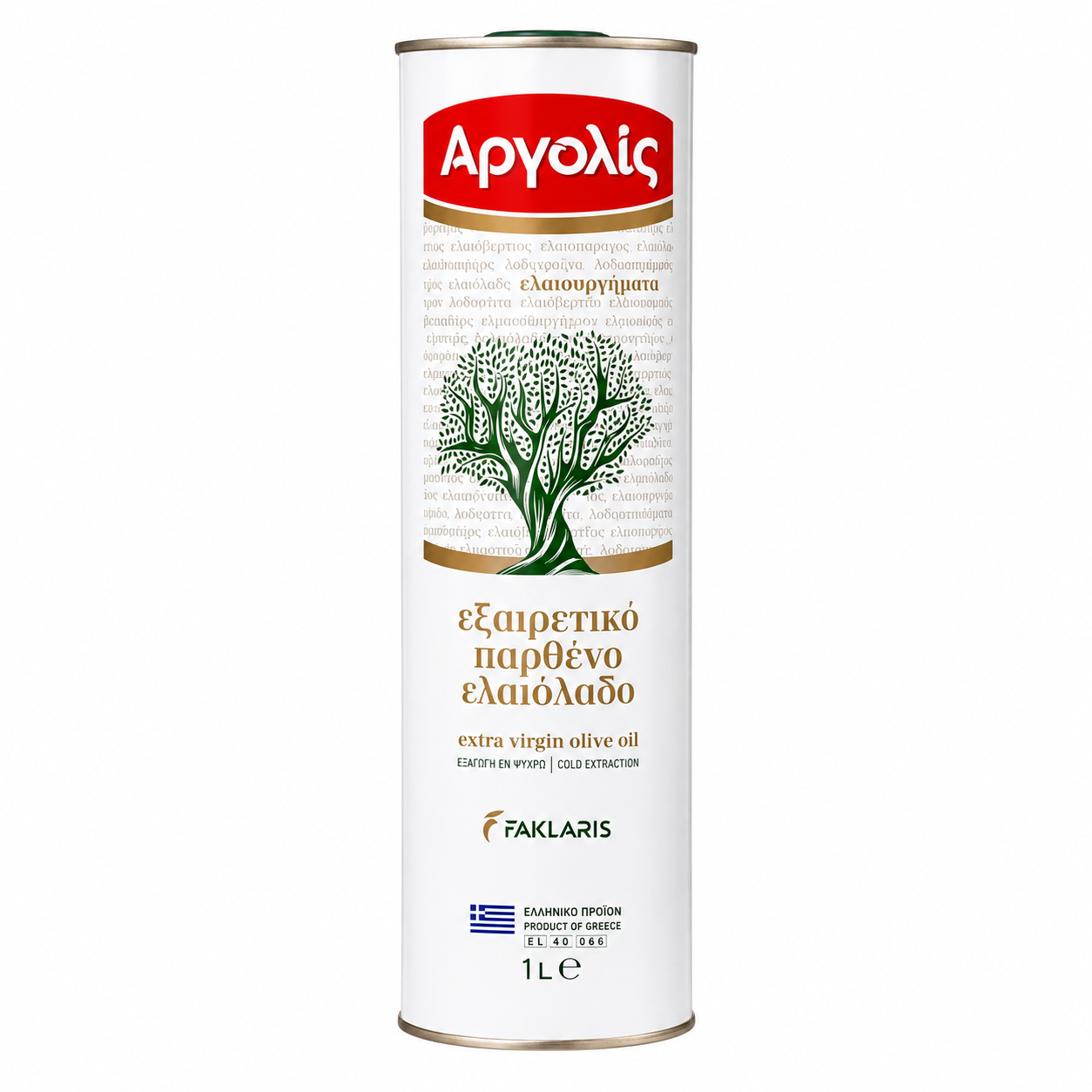 FAKLARIS Extra panenský olivový olej 1 l - plech